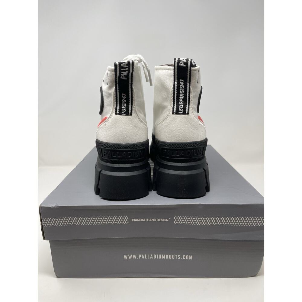 Palladium Shoe‎ Women's 8M Revolt TX HI Star White/Black 97242-116-M Retail $170 - Picture 4 of 8